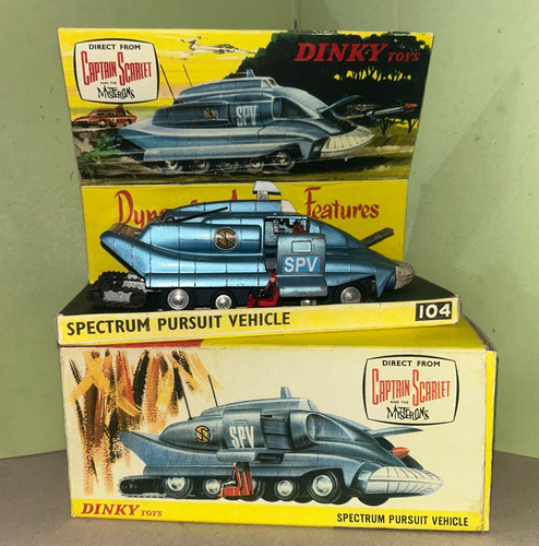 Dinky 104 captain scarlet - captain, spv