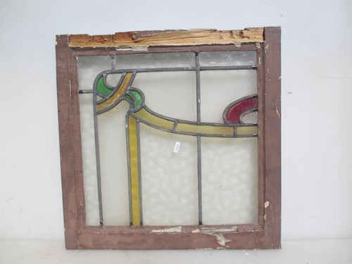 Antique stained glass window - antique,