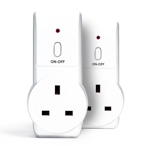 Remote control socket - socket, white