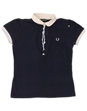FRED PERRY Womens Crop Polo