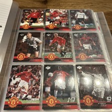 2001/2002 Manchester United Upper Deck Trading Cards X 133 & 2003 Plt Signature