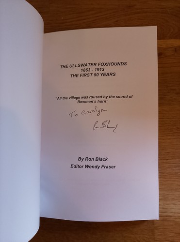 Book signed the ullswater - signed,