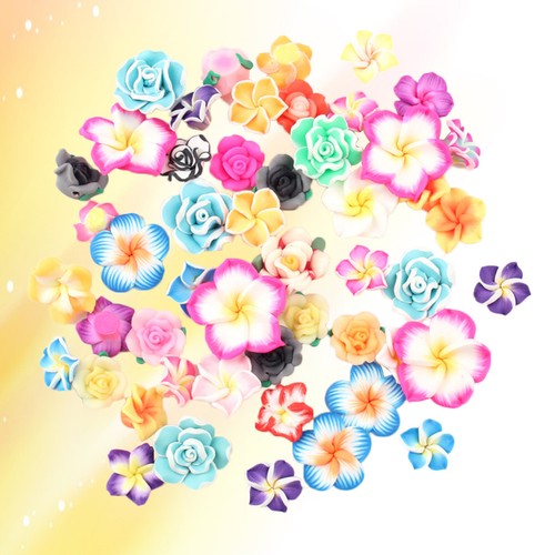 Pcs soft clay plumeria - 50,