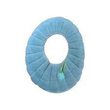 Universal Fit Stretchy Knitted Toilet Seat Cover Cozy Warm Washable