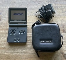 iQue Graphite AGS-101 Backlit Nintendo Gameboy Advance Sp Console Bundle, RARE!