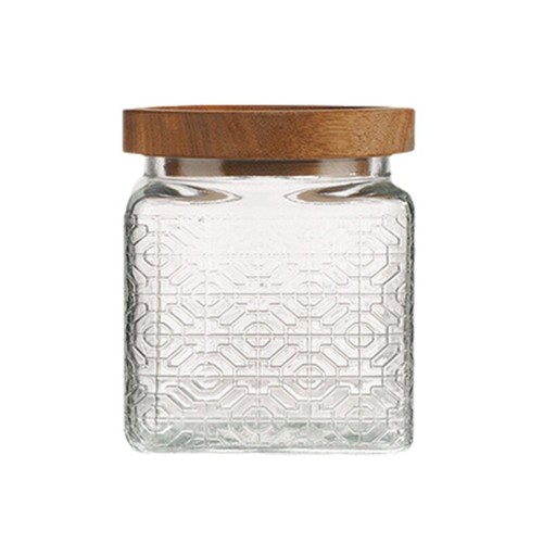 Elegant clear glass jar - elegant,