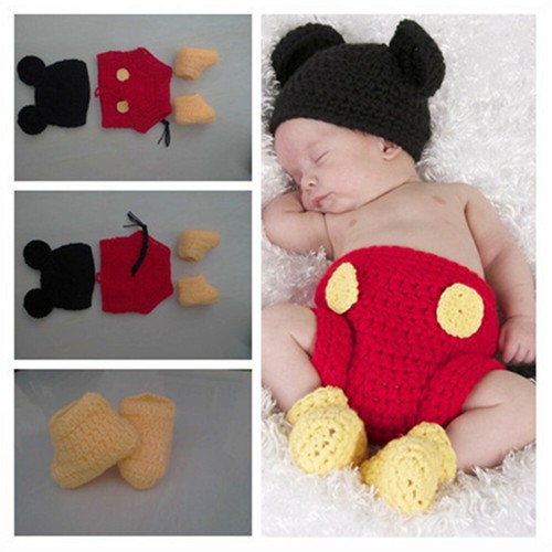 Newborn baby knit clothes - baby,