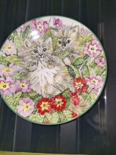 Hudson Middleton Bone China Plate  "Kittens" Lazy Days 4.75”/12cm diam.