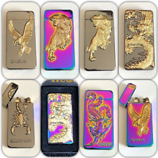 NEW Heat Dual Arc Arch Rechargeable USB Electric Plasma Pulse Windproof Lighter