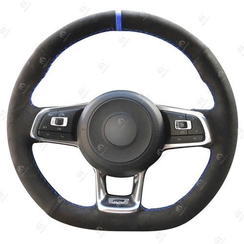 Custom suede steering wheel - custom,