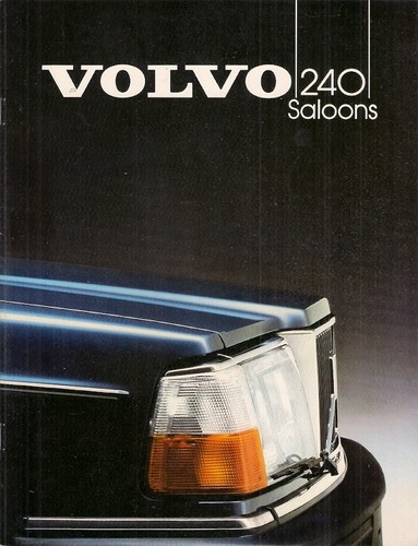 Volvo 240 saloons - volvo, 1982-83