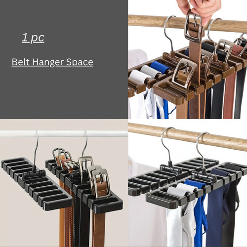 Belt hanger closet - belt,