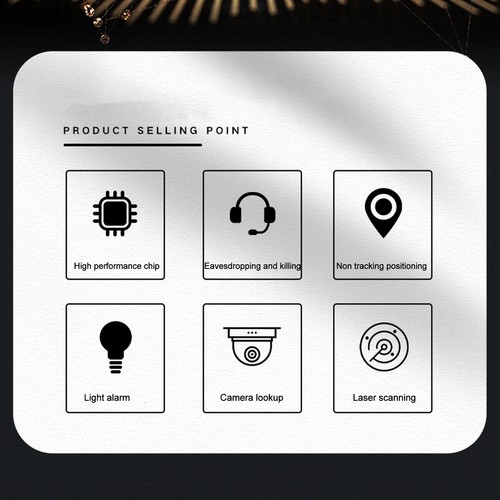 Camera detector bug signal - camera, rf