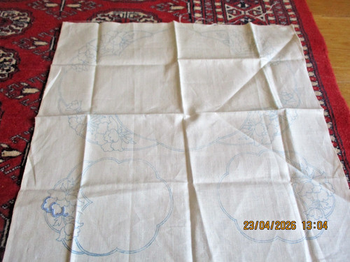 Vintage linen mat set - vintage,