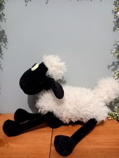Shaun The Sheep Fluffy Black White Farm Animal Plush Toy Soft Toy