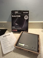 Salter ARC 1066 Black Electronic Kitchen Scales Max 3kg LCD Display Boxed 