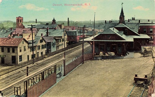Rhode island train - rr, vintage