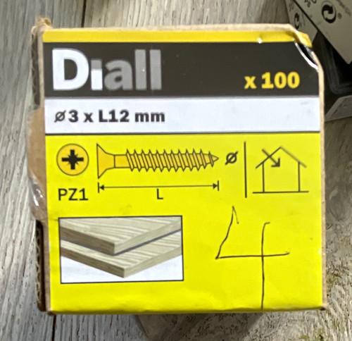 Diall wood screws pz1 pozidriv - wood,