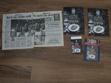 Complete Official England Squad Medal Collections 1998 x 2, The Final Five x2
