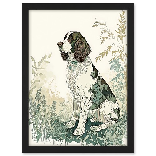 English springer spaniel dog - springer,