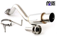 HONDA CIVIC 2.0 TYPE R EP3 JDM PRO STYLE ANGLED TIP EXHAUST BACK BOX M2 Z1682