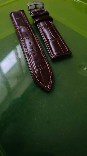 Omega 20mm leather watch - watch, strap