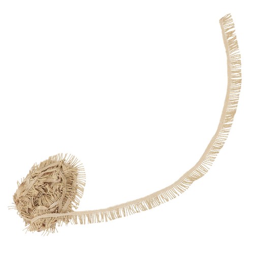 Light brown polyester fringe - light,