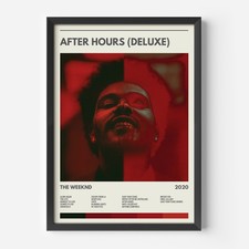 The Weeknd After Hours Deluxe Album Poster