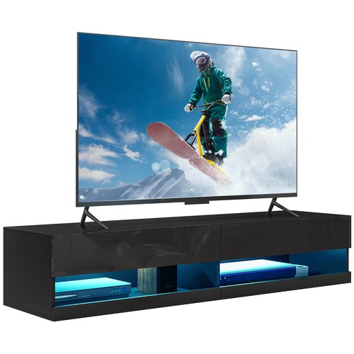 Homcom high gloss stand - high, tv