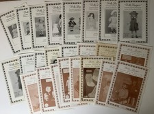 25x DOLLS DESIGNS Doll Clothes Knitting Pattern Booklets EVANS WOODBRIDGE KP1-26