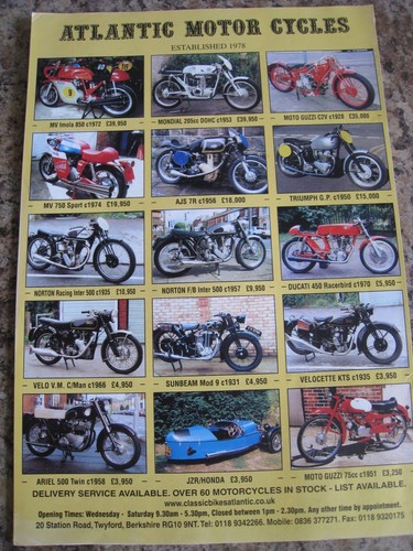 Atlantic motor cycles jzr - atlantic,