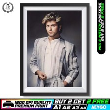 GEORGE MICHAEL WHAM Wall Art Picture Poster Print BUY 2 GET 2 FREE | A1 A2 A3 A4