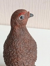 Vintage Resin Famous Grouse Whisky Small Game  Bird Figurine /Ornament 
