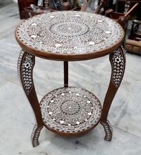 Rosewood Carved Inlaid Indian