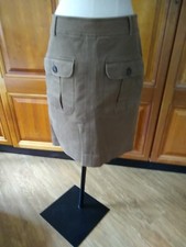 used size 10L Boden Brown utility / safari style skirt. Pockets, waist 31.5"