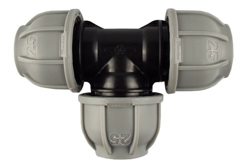 25mm mdpe compression blue - 25mm,