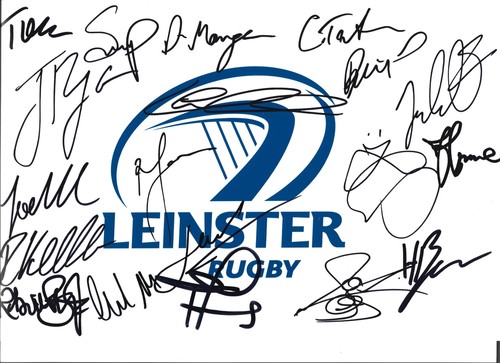 Leinster rugby union signed - rugby,