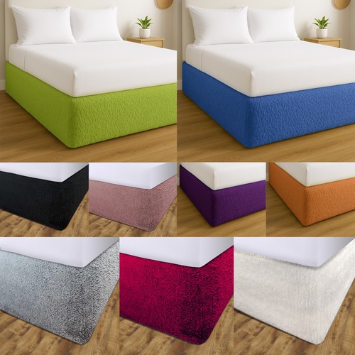Teddy fleece bed valance - teddy,