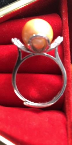 925 eddison pearl ring - 925,