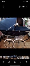 Silver Cross Heritage Balmoral Pram Navy