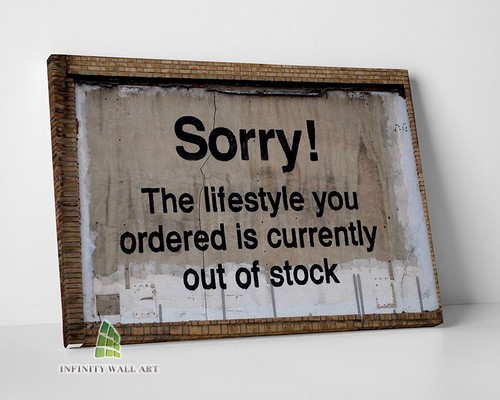 Banksy sorry lifestyle - banksy,