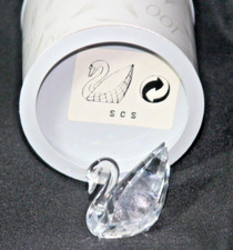Swarovski Crystal "RENEWAL/100 YEAR SWAN" Mint Condition-Original Box.