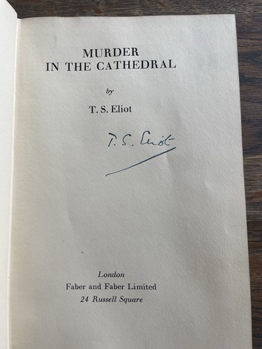 Eliot murder in the - in,