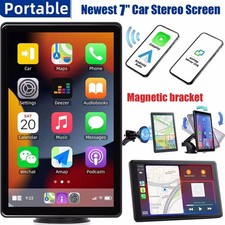 7 Inch Portable Car Radio Wireless Apple Carplay Android Auto Touch Screen BT FM