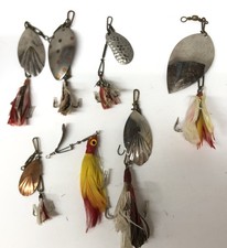 Vintage Metal Fishing Lure Lot