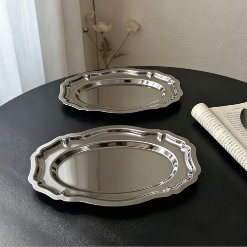 Stainless steel lace rim - stainless,