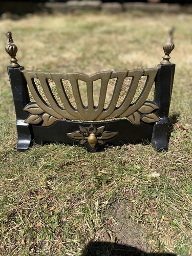 Fire place brass fret - fire, fret/fire