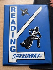 Reading Racers Speedway Programme Board (Vintage - Possibly 1980s?)
