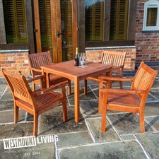 Wooden Hardwood Garden Dining