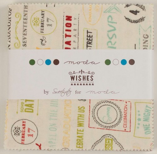 Wishes charm pack moda - charm,